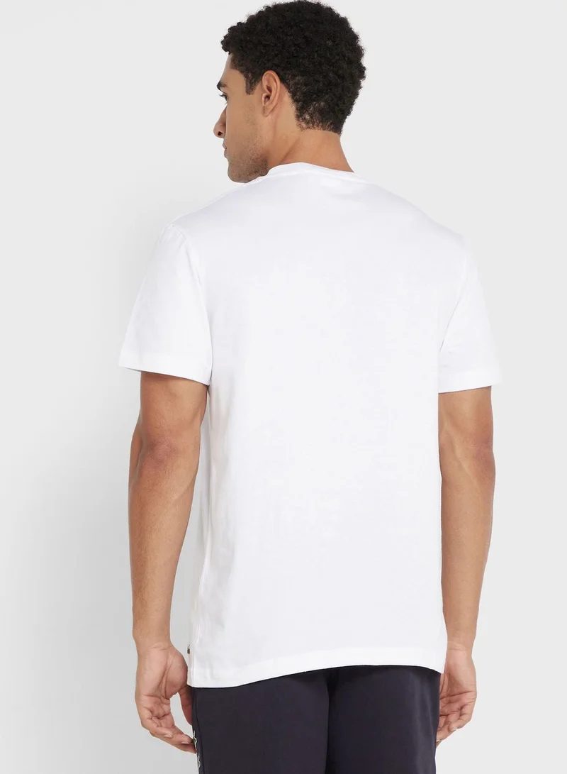 LACOSTE Logo Crew Neck T-Shirt