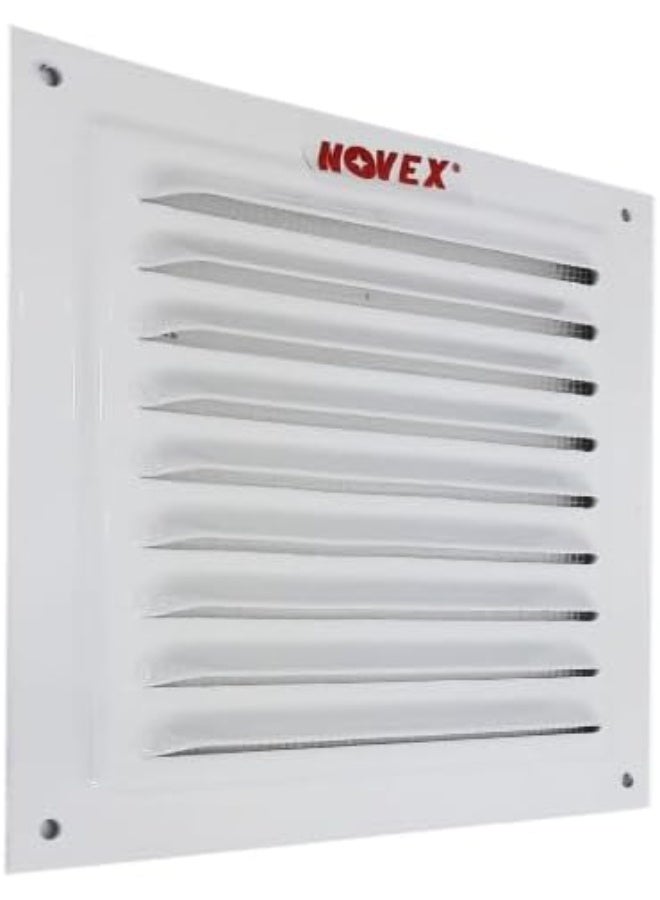 نوفيكس مصراع معدني مع شبك 14" – نوفكس NV-MS14 | شبكة تهوية فاخرة | 35 × 35 سم - Image 4