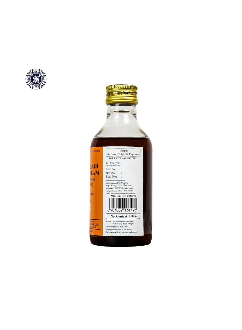 Kottakkal Ayurveda Thriphaladi Kera Tailam 200ml - Image 3