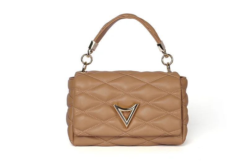 Cuple Quilted faux leather handbag