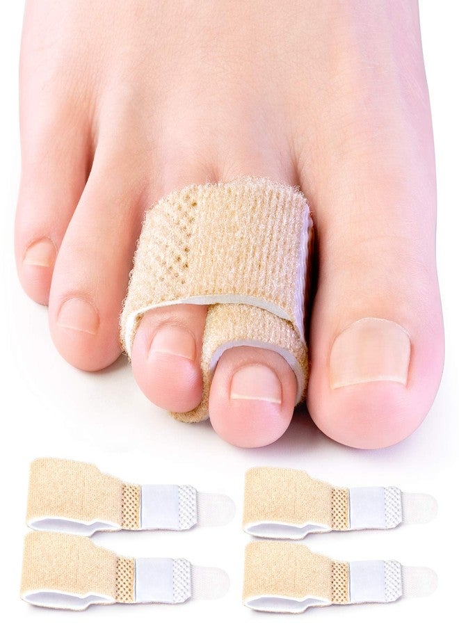 Bukihome Hammer Toe Straighteners for Bent Toes, 4 PCS Toe Splints, Toe Corrector, Toe Wraps for Curled Toes, Crooked Toes and Hammer Toes - Image 1