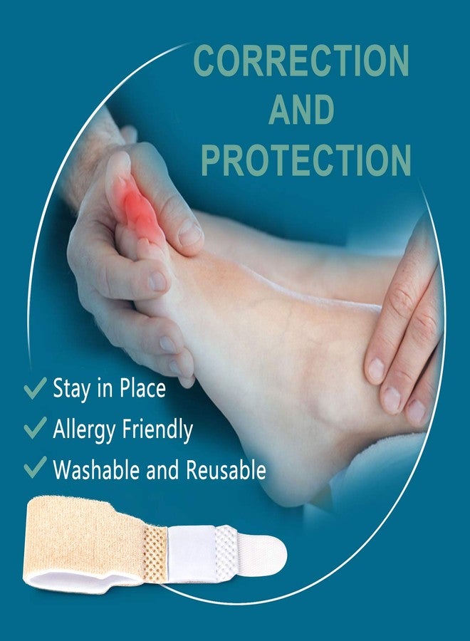 Bukihome Hammer Toe Straighteners for Bent Toes, 4 PCS Toe Splints, Toe Corrector, Toe Wraps for Curled Toes, Crooked Toes and Hammer Toes - Image 5