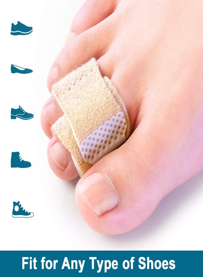 Bukihome Hammer Toe Straighteners for Bent Toes, 4 PCS Toe Splints, Toe Corrector, Toe Wraps for Curled Toes, Crooked Toes and Hammer Toes - Image 4