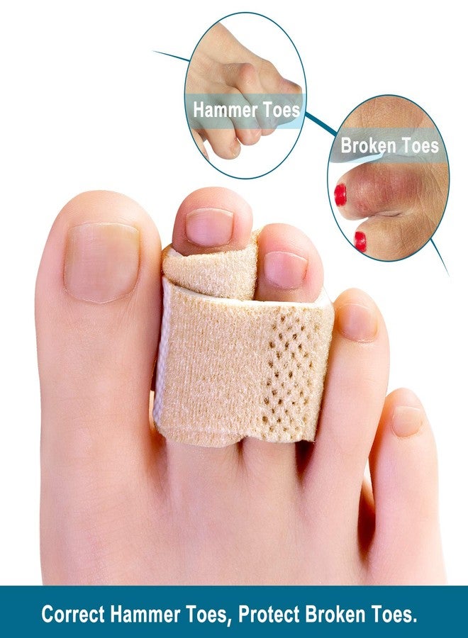 Bukihome Hammer Toe Straighteners for Bent Toes, 4 PCS Toe Splints, Toe Corrector, Toe Wraps for Curled Toes, Crooked Toes and Hammer Toes - Image 3