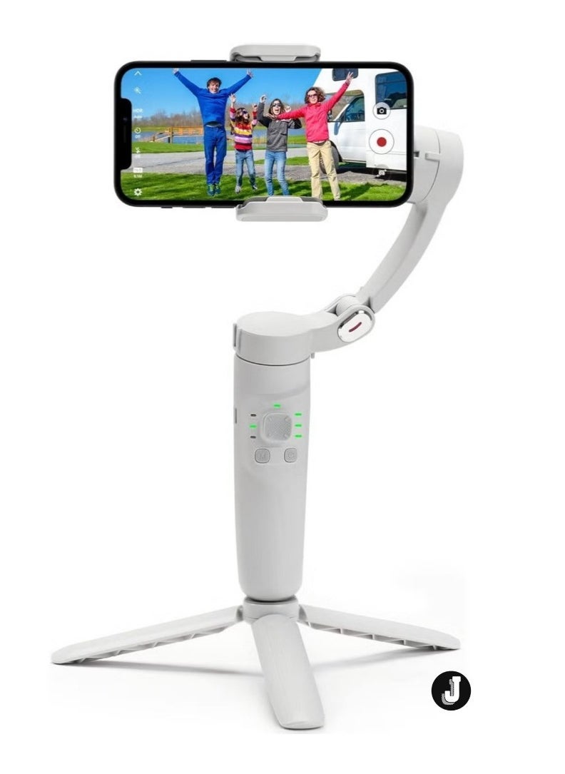 JAJEEK "M1 3-Axis Gimbal Handheld Stabilizer for Phone – Foldable Design, Anti-Shake Stabilization for Video Recording & Vlogging"  - Image 1