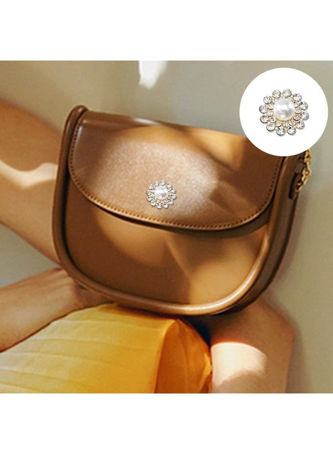 CHGCRAFT 150Pcs 3Styles Flower Claw Cup Rhinestones Flower Sew on Rhinestone Flatback Buttons Jewelry Flower Crystal Accessory for Jewelry Making Clothes Earring Wedding Decoration, Golden - Image 4