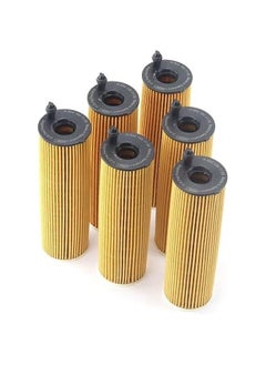6PCS/10PCS Oil Filter A6541801100 For C180d C220d E300D E220D S350D S400D W213 G-Class GLC GLE GLS MARCO for POLO 6541801100 (Color : 6PCS)