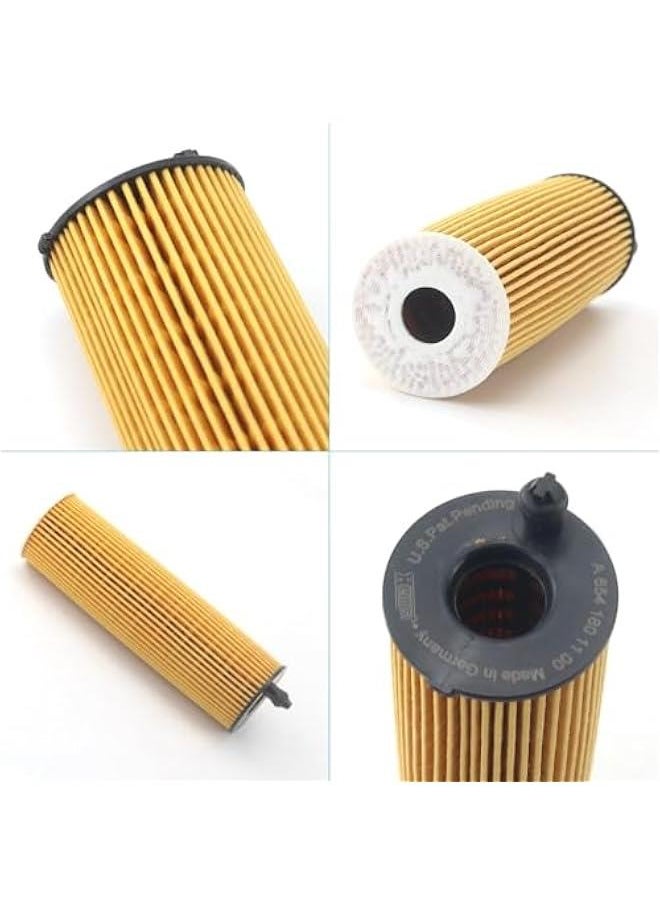 Generic - 6PCS/10PCS Oil Filter A6541801100 For C180d C220d E300D E220D S350D S400D W213 G-Class GLC GLE GLS MARCO for POLO 6541801100 (Color : 6PCS) - Image 1