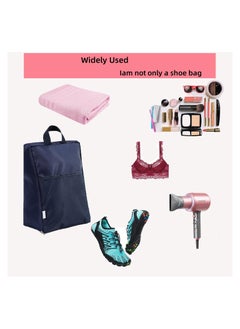 SYOSI Travel Shoe Bags, Water Resistant Travel Shoe Bags, Portable Shoe Bag Used As for Storage or Shoe Travel Bag, Shoe Storage Organizer Shoe Pouch with Zipper, Men and Women Vacation Travel (2Pcs)  - Image 3