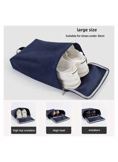 SYOSI Travel Shoe Bags, Water Resistant Travel Shoe Bags, Portable Shoe Bag Used As for Storage or Shoe Travel Bag, Shoe Storage Organizer Shoe Pouch with Zipper, Men and Women Vacation Travel (2Pcs)  - Image 2