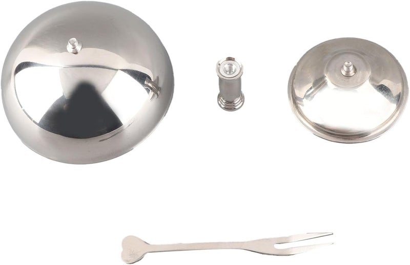 Zopsc Stainless Steel Ice Cream Cup, Retro Footed Serving Dessert Bowl, 304 Stainless Steel Dessert Cup for Salad Pudding (Small Size 9CM) - Image 1