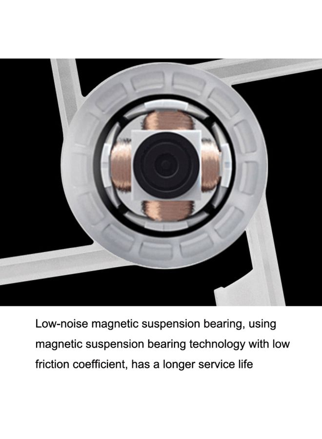 BURAQ MF8025 Magnetic Suspension FDB Dynamic Pressure Bearing 4pin PWM Chassis Fan, Style: ARGB (Black)  - Image 3