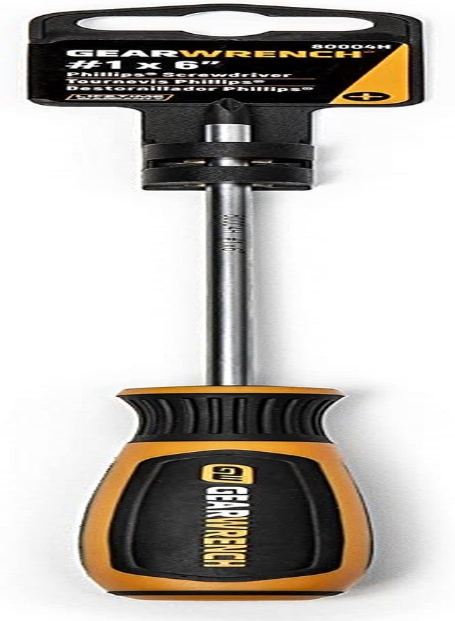 GEARWRENCH #1 x 6" Phillips Dual Material Screwdriver - 80004H - Image 4