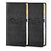 TILDOSAC 2Pack Leather Car Registration and Insurance Card Holder Car Document Holder for Cards License with Magnetic Shut Black - Image 2