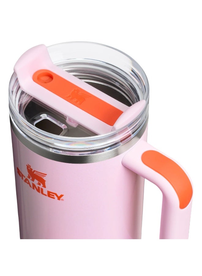 Stanley The New Frequency Quencher H2.0 FlowState™ Tumbler | 40 OZ | 1.18 L-Rose Petal Shimmer - Image 3