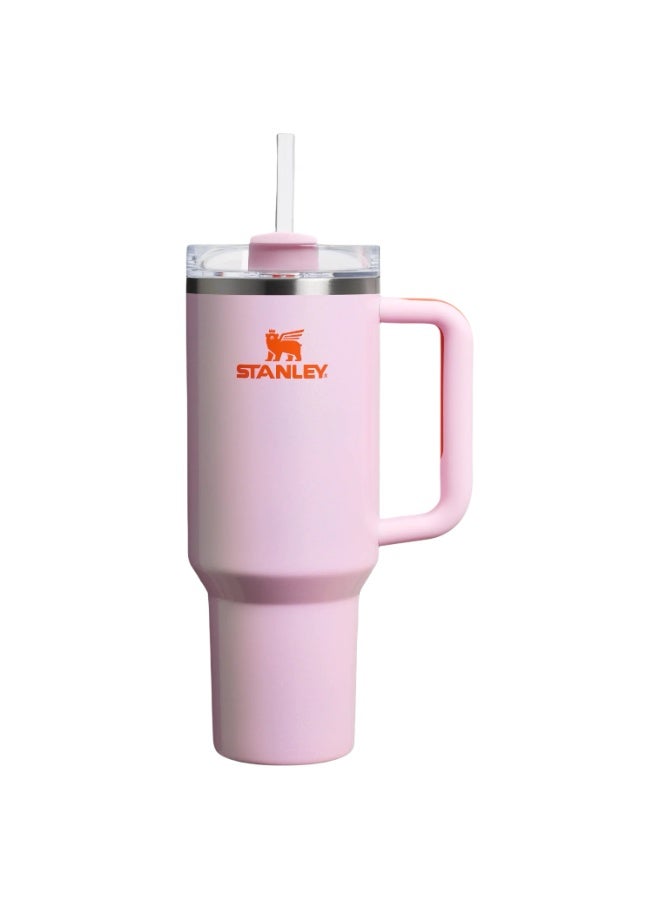 Stanley The New Frequency Quencher H2.0 FlowState™ Tumbler | 40 OZ | 1.18 L-Rose Petal Shimmer - Image 1