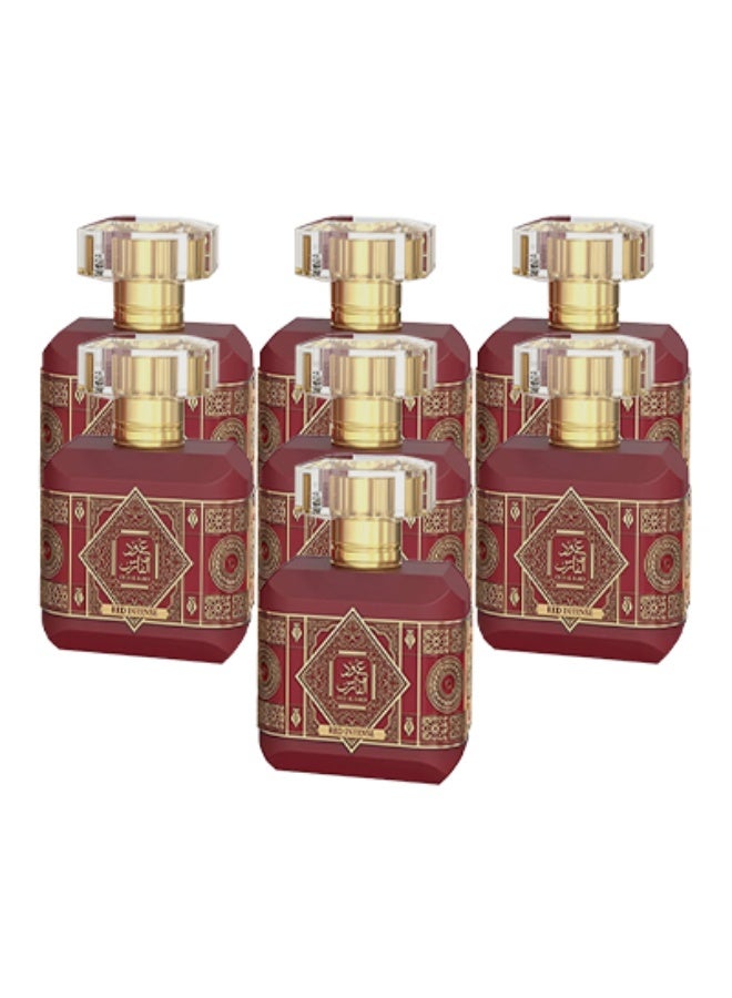 Al Fares 7 Pieces Oud Al Fares Red Intense Perfume For Women 100ml EDP - Image 1