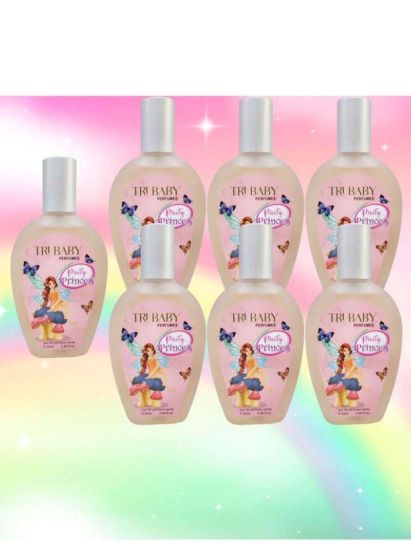 Princess 7 Pieces Tri Baby Princess Perfume 85 Ml EDP - Image 1