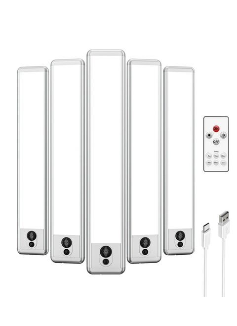 Ezvalo Rechargeable Motion Sensor LED Closet Light (Pack of 5)
