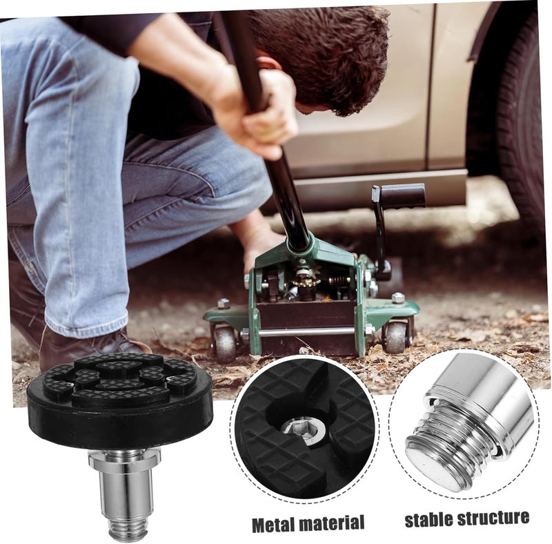 Rubber Lift Pad Tray for Car Lifts Non-Slip Design Easy to Install Durable Rubber Material Compatible with Various Vehicles Essential Jack Stand Accessory - Image 3