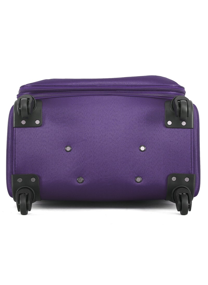 STARLIFE - Set of 3 Light Weight Polyester Trolley Luggage With Number Lock 20,24,28 Inches - Image 1