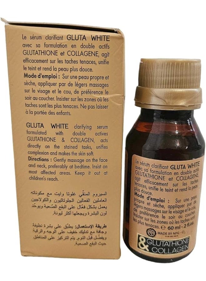 Gluta White Glutathione & Collagen Double Serum 60ml - Image 2