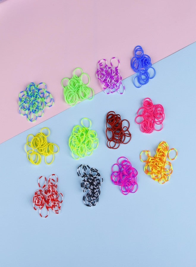 JIYAKO Rubber Band Bracelet Kit, 2500+ Loom Bands, Bracelet Making kit,Loom Elastic Bracelet Making kit - Image 3