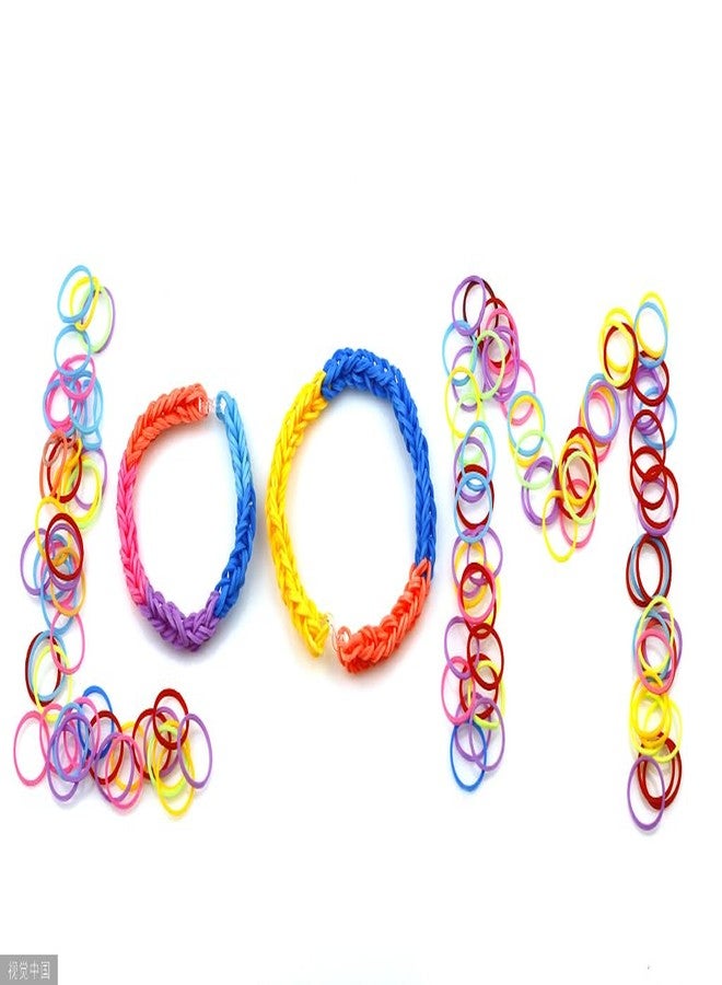 JIYAKO Rubber Band Bracelet Kit, 2500+ Loom Bands, Bracelet Making kit,Loom Elastic Bracelet Making kit - Image 5
