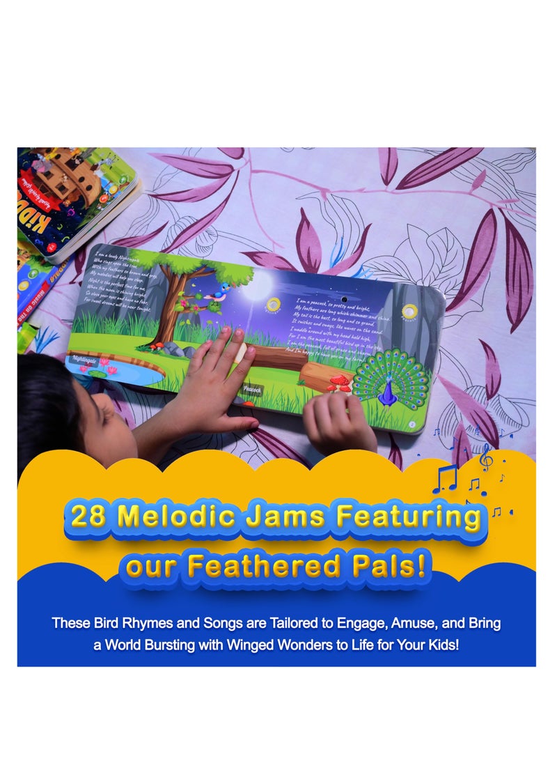 Kiddale - Pack of 4 Musical Rhymes Book- 8 Classical and 16 Rhymes each for Farm, Aquatic Animals & Birds|Interactive Touch n Play Sound Book|Best Musical Gift for 1-3 Years - Image 1
