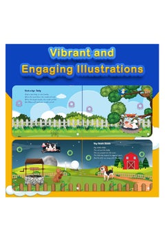 Kiddale Pack of 4 Musical Rhymes Book- 8 Classical and 16 Rhymes each for Farm, Aquatic Animals & Birds|Interactive Touch n Play Sound Book|Best Musical Gift for 1-3 Years  - Image 3