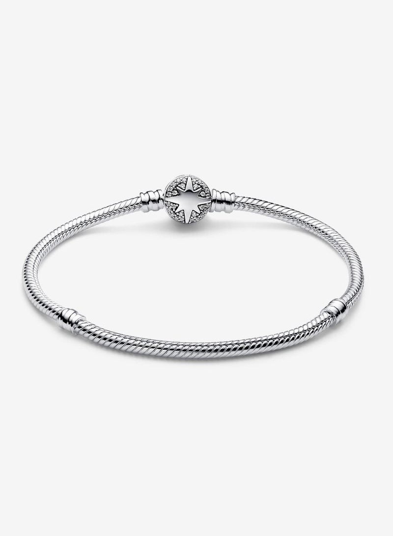 PANDORA North Star Clasp Snake Chain Bracelet  - Image 2