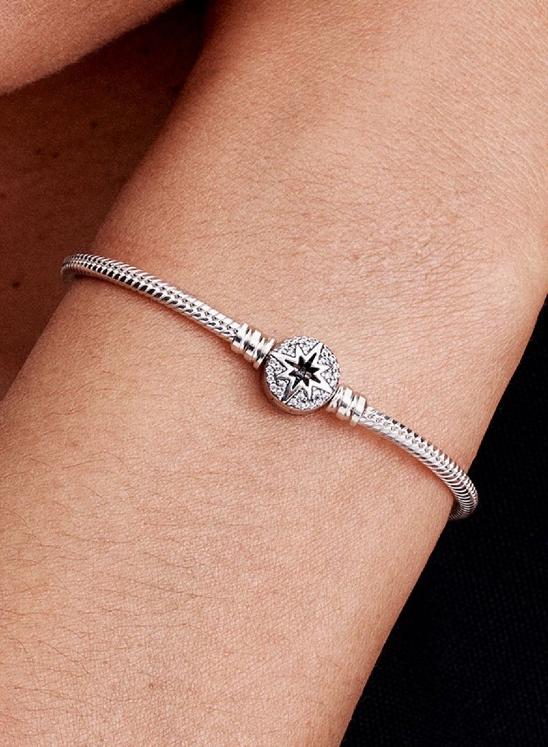 PANDORA North Star Clasp Snake Chain Bracelet  - Image 3