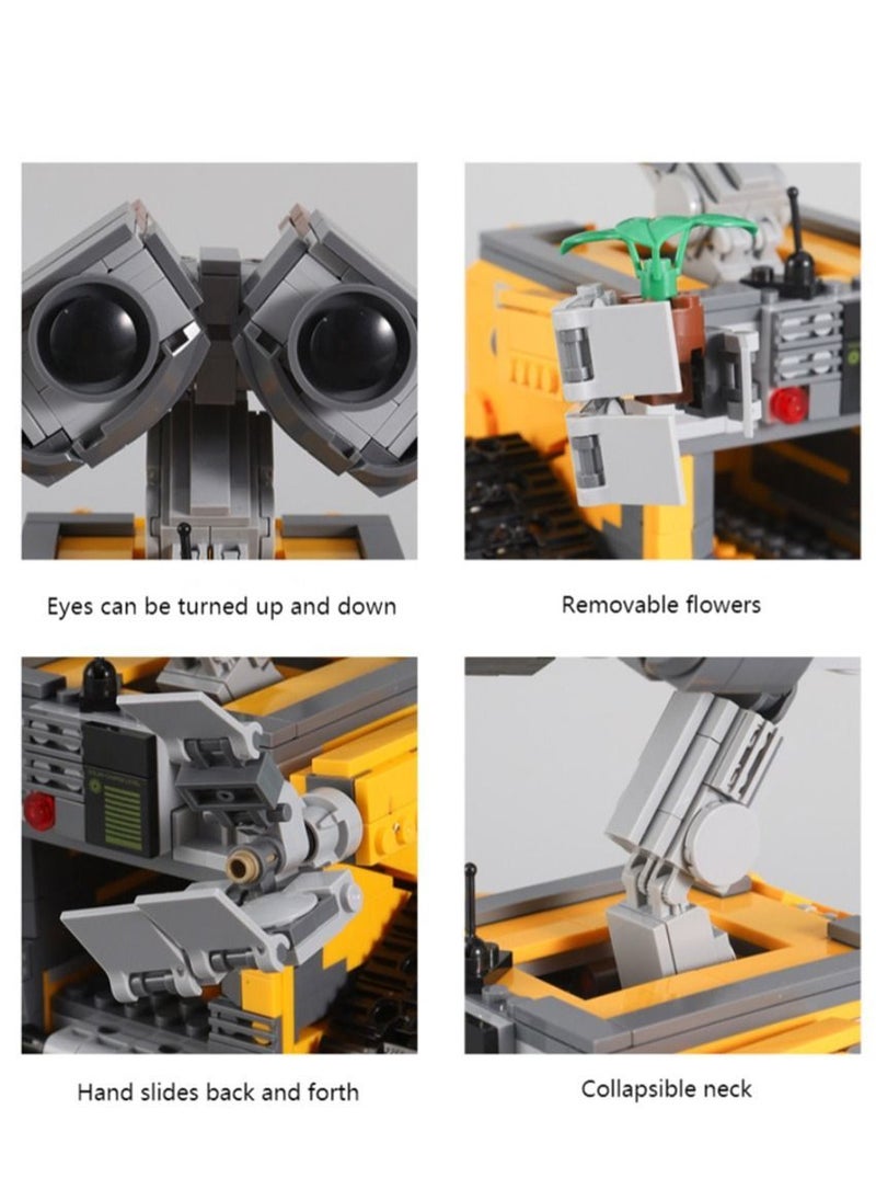 NIBEMINENT 687-Piece Compatible Lego Building Blocks Wall-E Robot Puzzle Assembly Boys Model Science Education Children's Toy  - Image 4