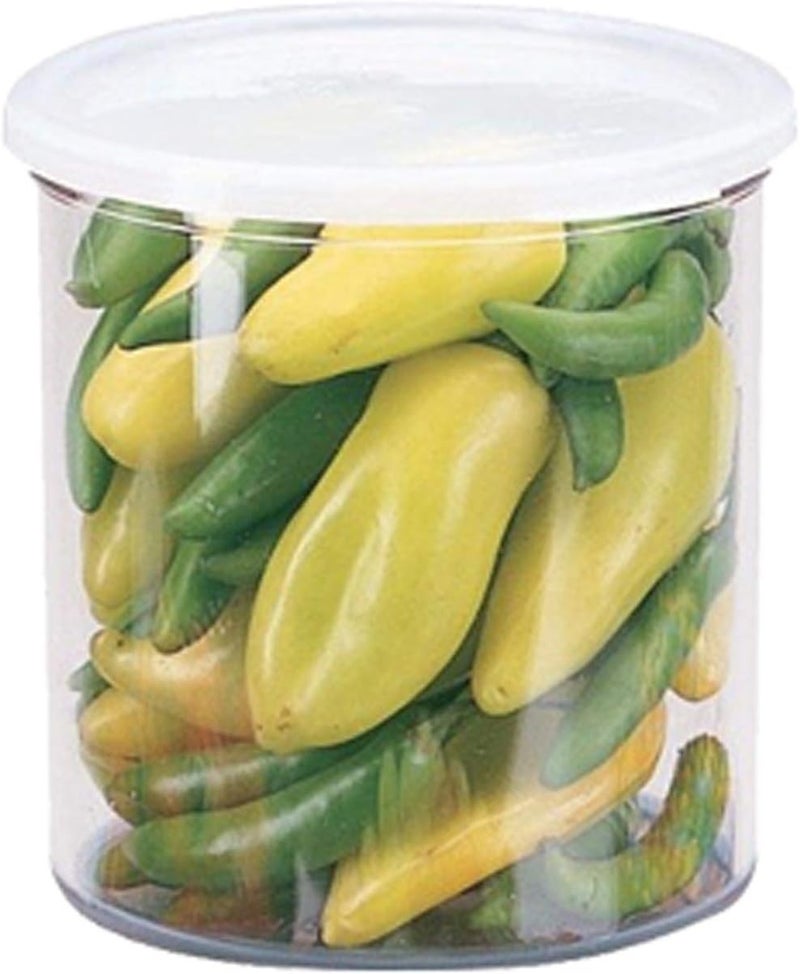 CROCK W/LID CLEAR 1.2 QT, EA, 11-0534 MANUFACTURING CO DISPLAY TRAYS AND CR (Pack of 1)