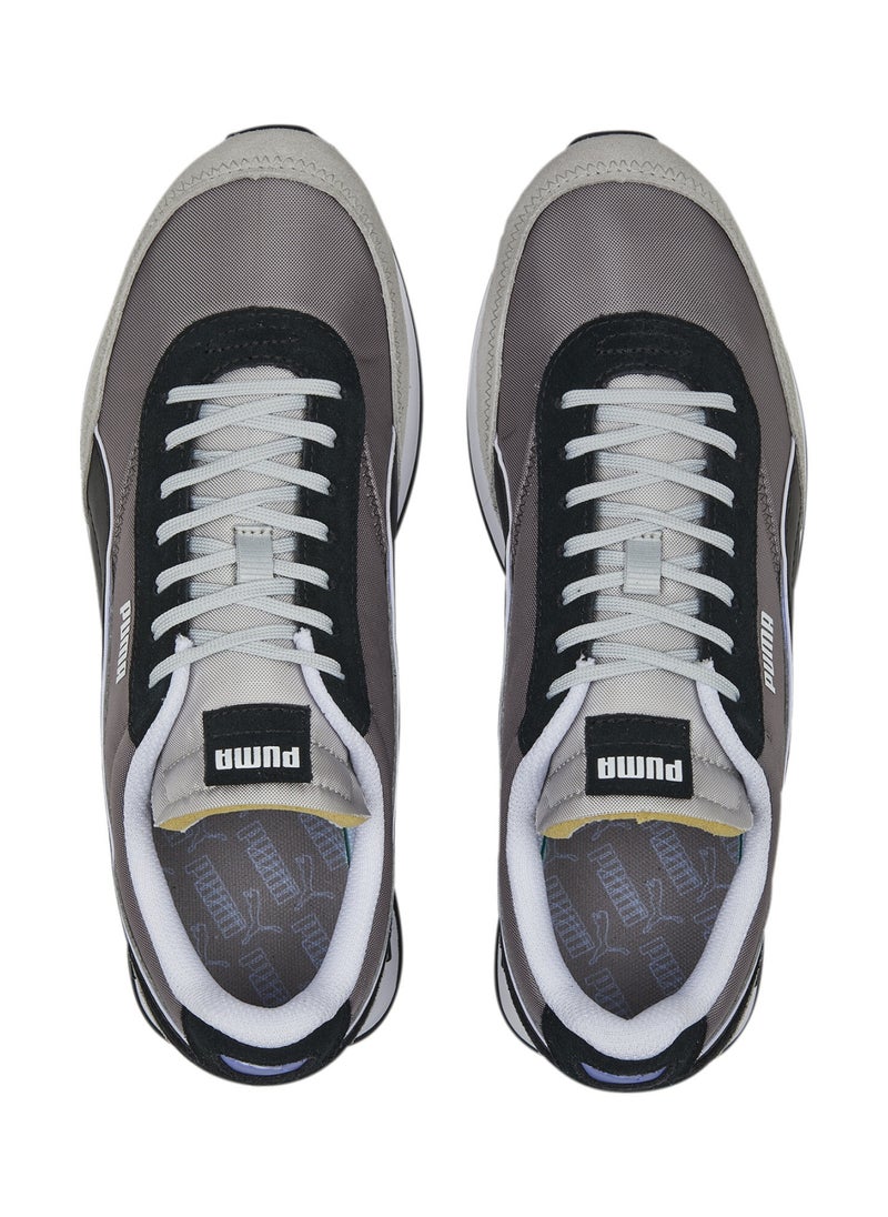 PUMA - Future Rider Double Unisex Grey Trainers - Image 1