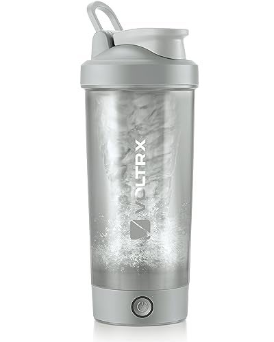 VOLTRX Protein Shaker Bottle Merger USB C Rechargeable Electric Protein Shake Mixer Shaker Cups for Protein Shakes and Meal Replacement Shakes BPA Free 24oz