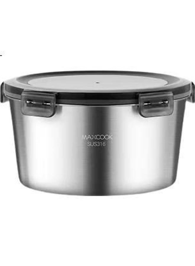 MAX COOK Meichun (Maxcook) 316 Stainless Steel Food Storage Container, Microwave-Safe Lunch Box, Bento Box, Refrigerator Storage Container, 600Ml, Mcft2790 - Image 2