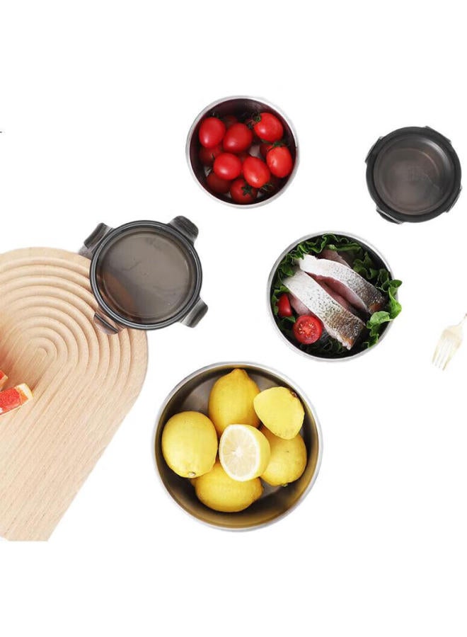 MAX COOK Meichun (Maxcook) 316 Stainless Steel Food Storage Container, Microwave-Safe Lunch Box, Bento Box, Refrigerator Storage Container, 600Ml, Mcft2790 - Image 1