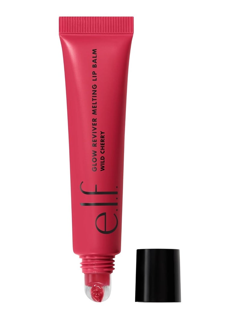 elf e.l.f. Glow Reviver Melting Lip Balm Wild Cherry - Image 1