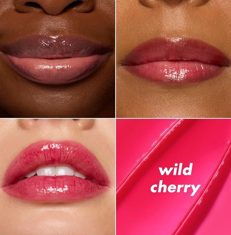 elf e.l.f. Glow Reviver Melting Lip Balm Wild Cherry - Image 3
