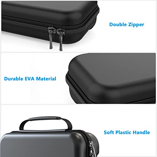 HEYSTOP Carry Case Compatible with Nintendo Switch & Nintendo Switch OLED Model 2021, Portable Travel Carry Case for Accessories and Console, Black - Image 5