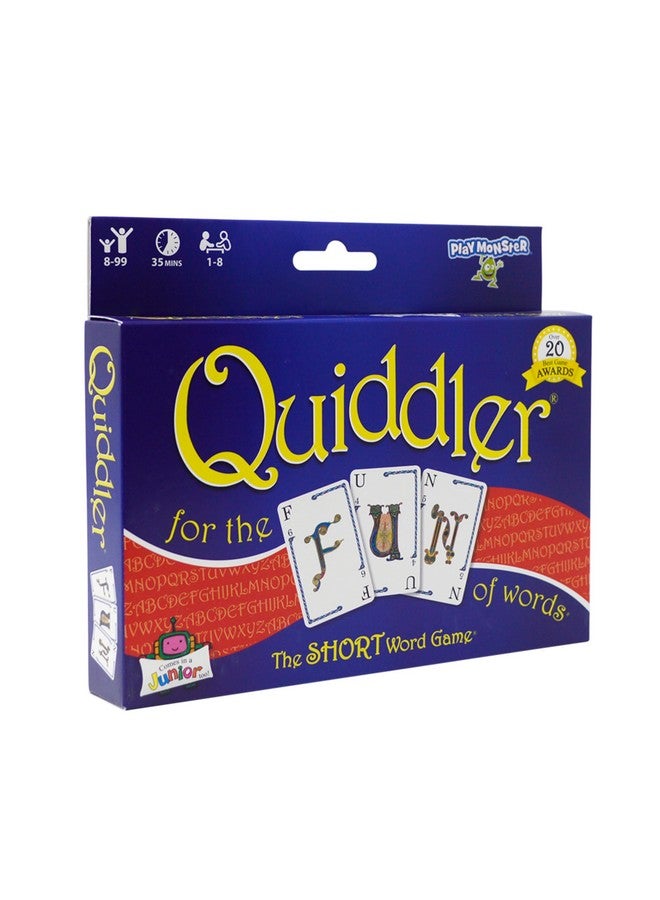 Quiddler Card Games for Kids - Playing Cards Word Games, Deck of Cards, Fun Family Games for Kids and Adults, Game Night, Travel Games, Multi-Player, Ages 8+