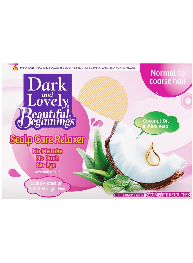 Dark & Lovely Beautiful Beginnings With Coconut & Aloe Scalp Care Relaxer - Image 1