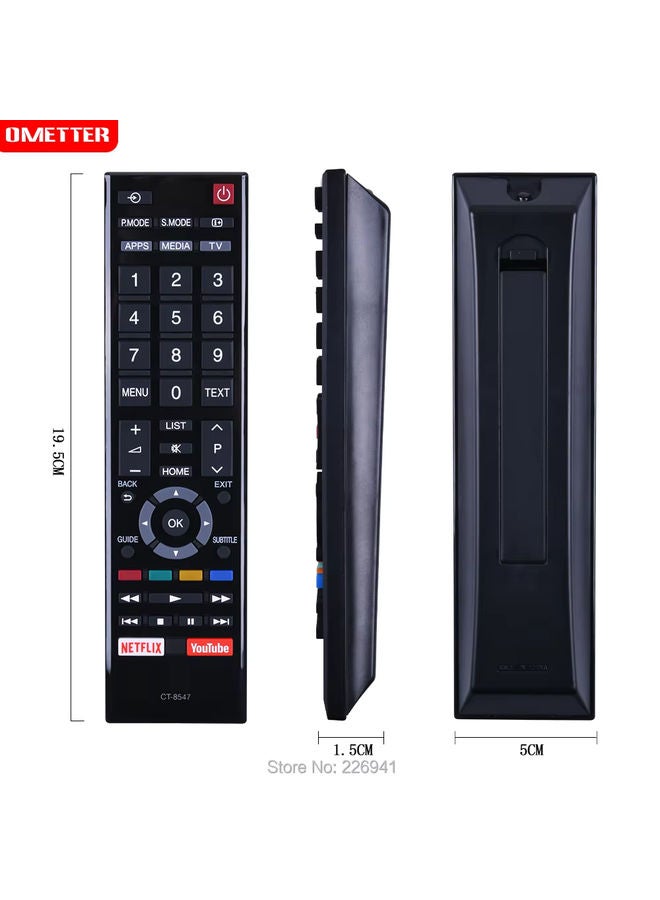 OMETTER Remote control use for Toshiba CT-8547 42SL800A 40TL838 42SL417U 46SL417U 42SL863 46SL863 32SL800A 55SL417U 24SL415LCD - Image 5