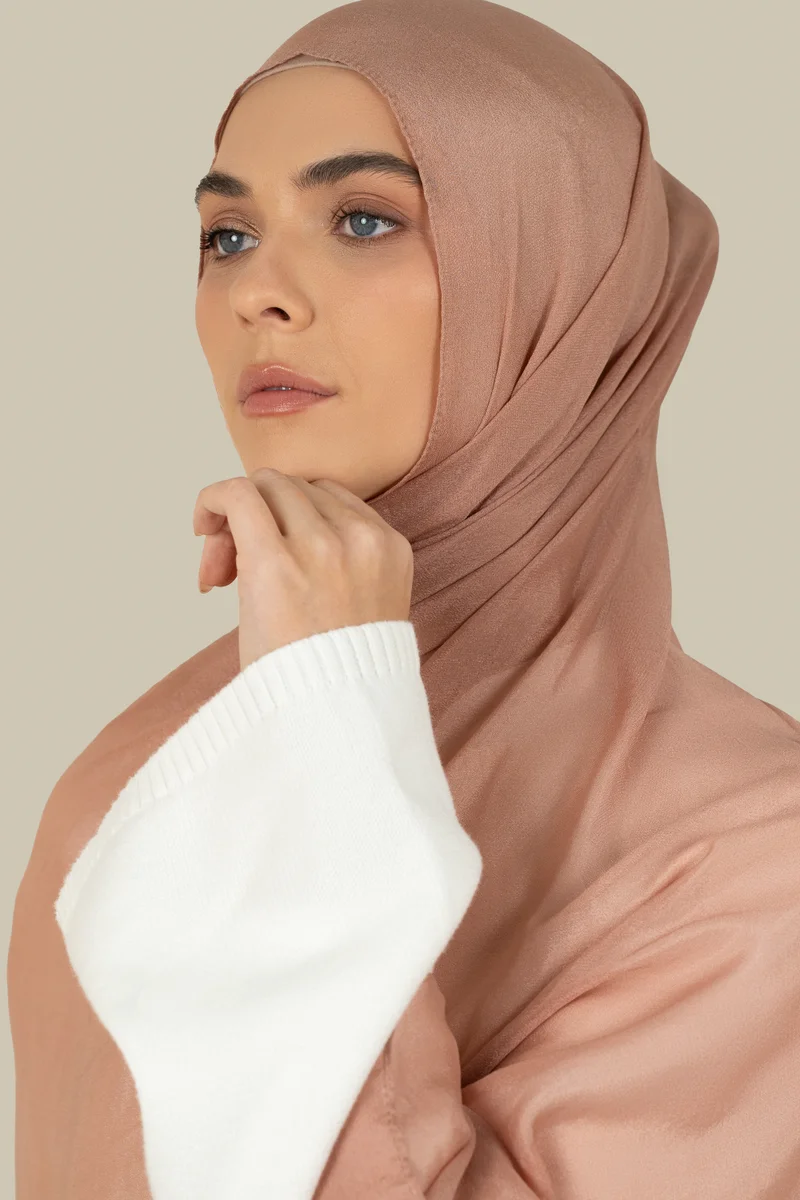 silqrose Blush Silk Chiffon Hijab