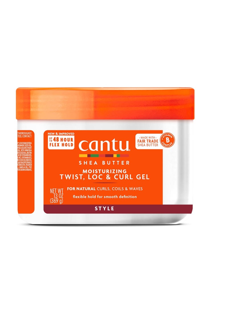 Cantu Moisturizing Twist & Lock Gel with Shea Butter for Natural Hair, 13 oz (Packaging May Vary) - Image 1