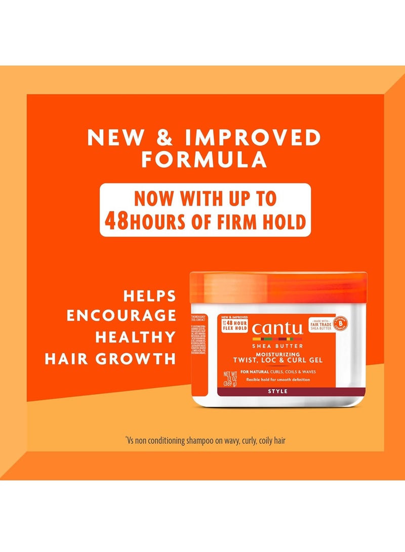 Cantu Moisturizing Twist & Lock Gel with Shea Butter for Natural Hair, 13 oz (Packaging May Vary) - Image 2