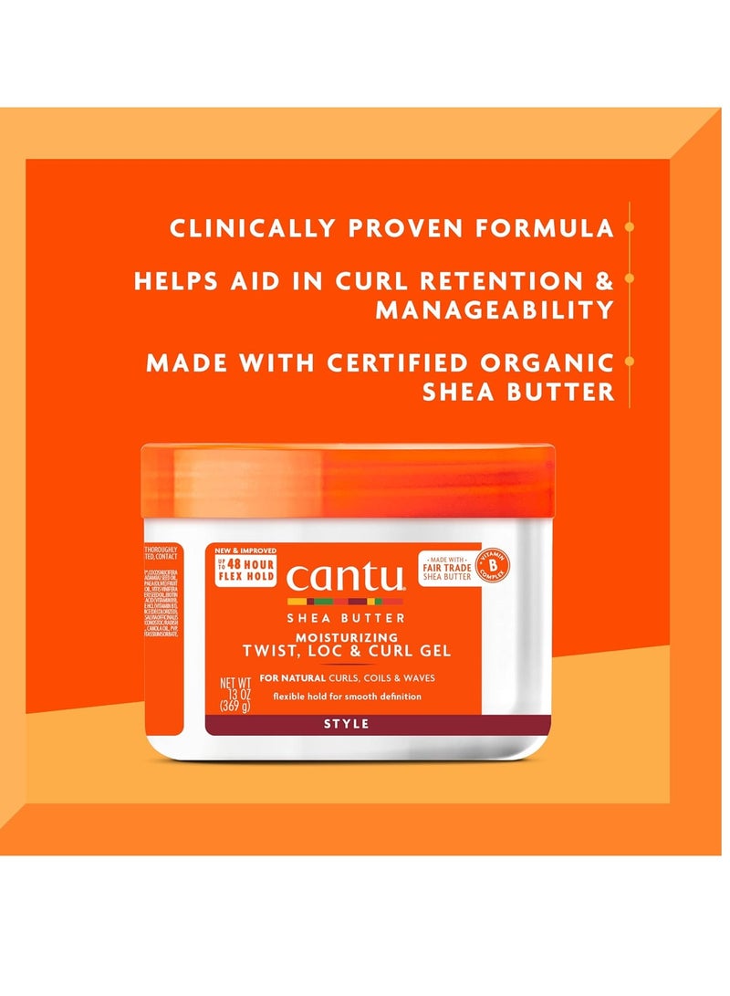 Cantu Moisturizing Twist & Lock Gel with Shea Butter for Natural Hair, 13 oz (Packaging May Vary) - Image 4
