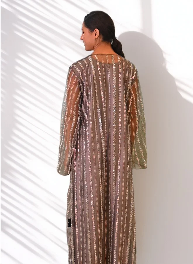 جميلة Sequin Craft Abaya