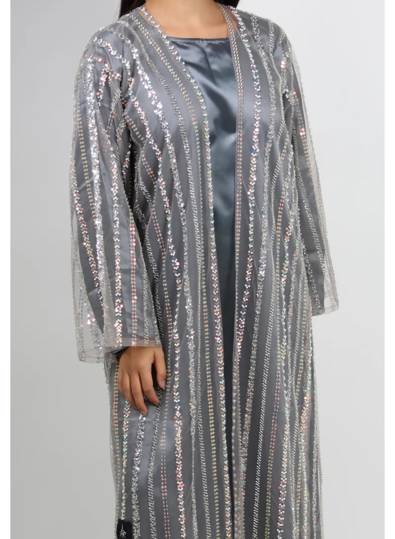 JAMEELA Sequin Craft Abaya